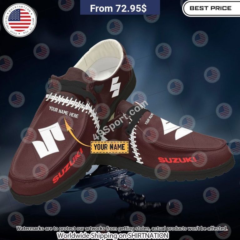 Suzuki Custom Hey Dude shoes Pic of the century