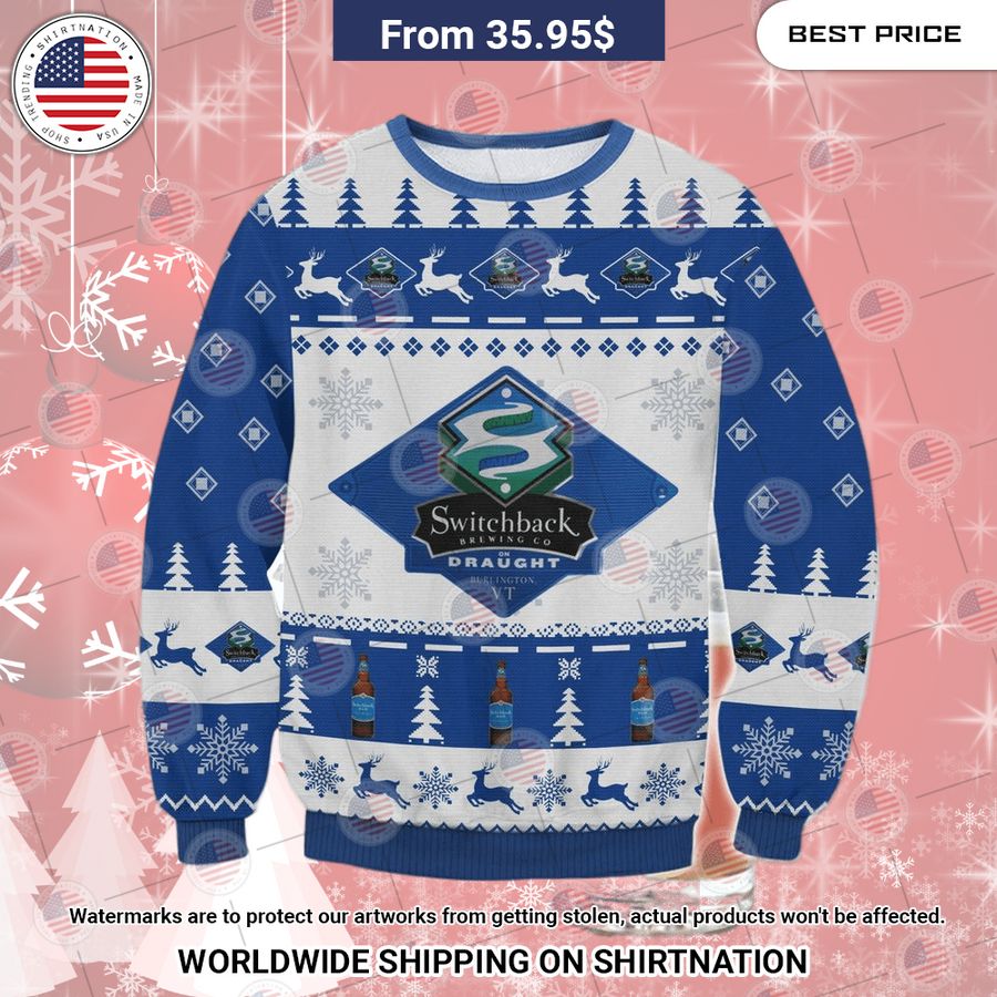 Switchback Ale Christmas Sweater Wow! This is gracious