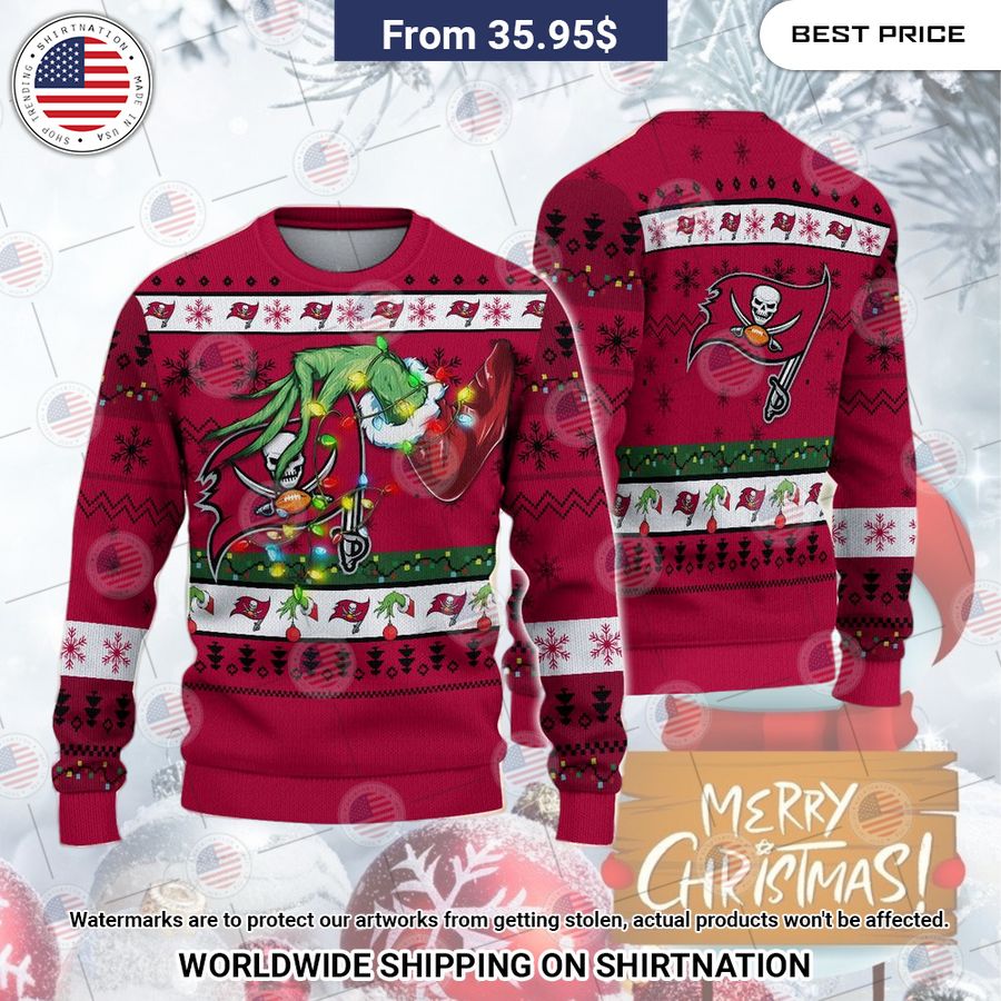 Tampa Bay Buccaneers Grinch Christmas Sweater My favourite picture of yours