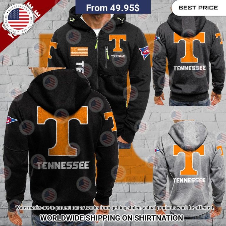 Tennessee Volunteers Custom Chest Pocket Hoodie Heroine