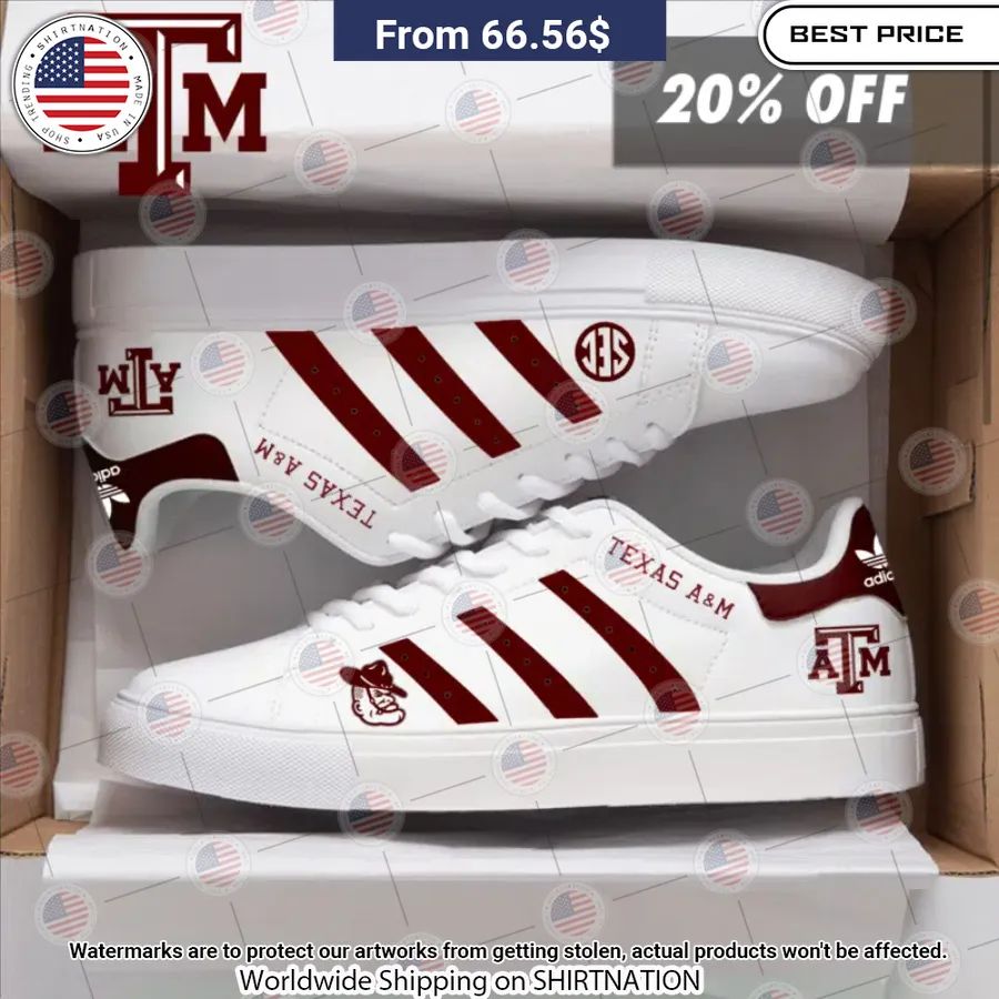 Texas A&M Aggies Stan Smith Shoes Such a charming picture.