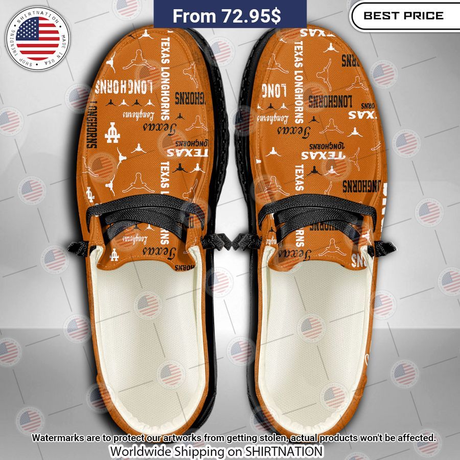 Texas Longhorns Custom Hey Dude Shoes Wow! What a picture you click