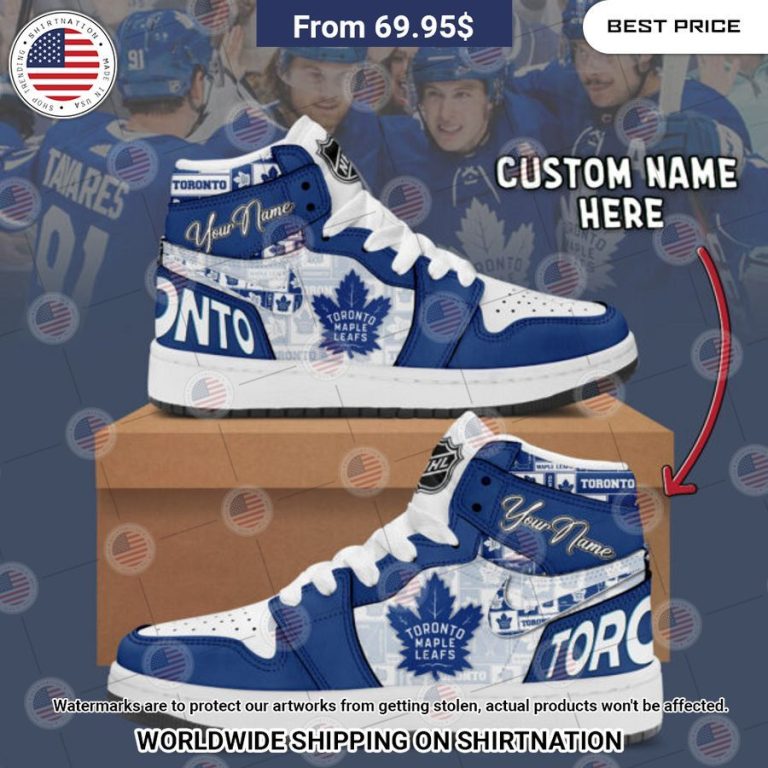 toronto maple leafs custom nike air jordan high top shoes 2 622.jpg