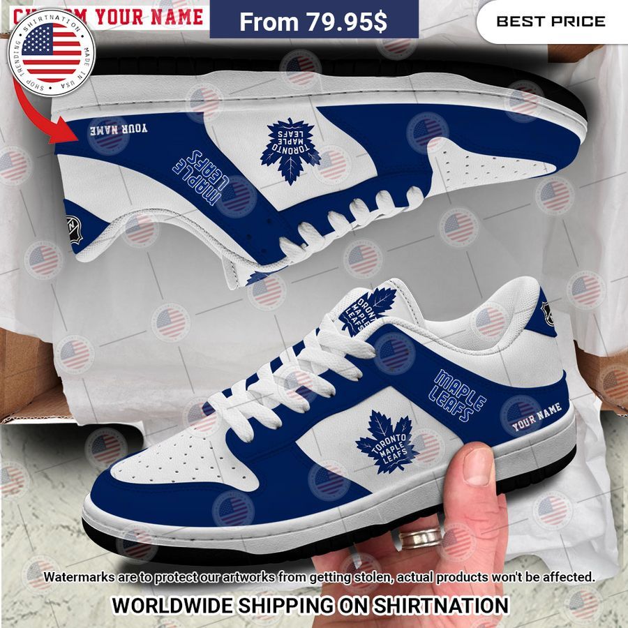 Toronto Maple Leafs Custom Nike dunk low Eye soothing picture dear