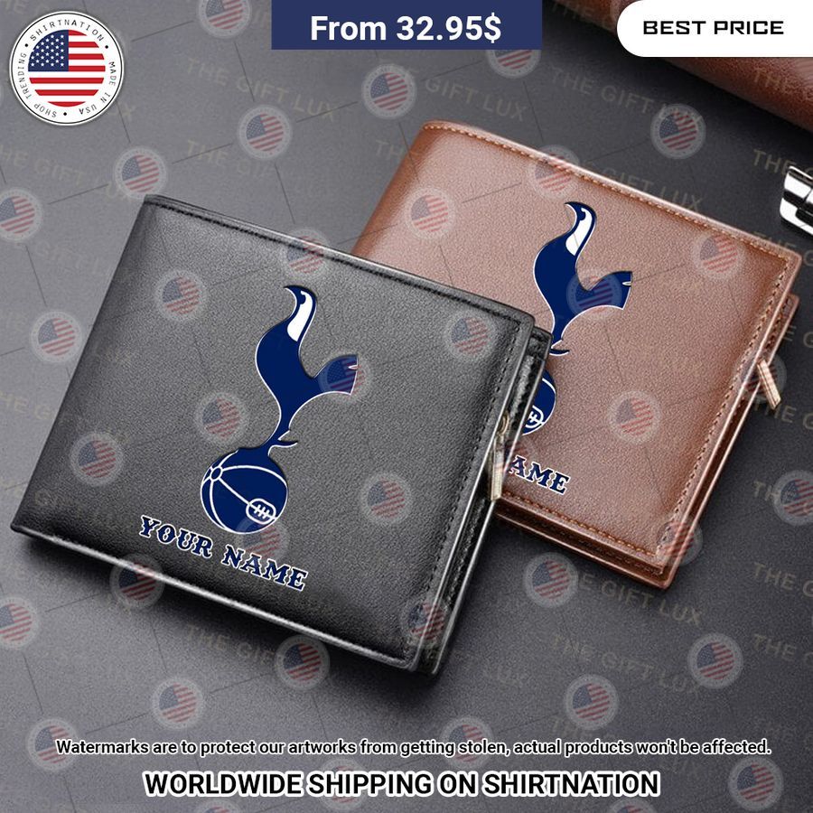 Tottenham Hotspur Custom Leather Wallet Rocking picture