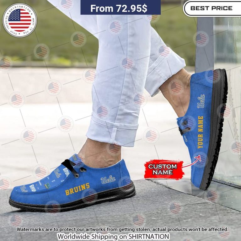 UCLA Bruins Custom Hey Dude Shoes Wow! What a picture you click