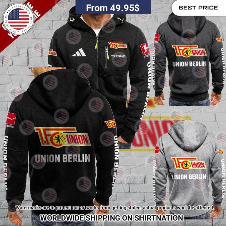 Union Berlin Custom Chest Pocket Hoodie Damn good