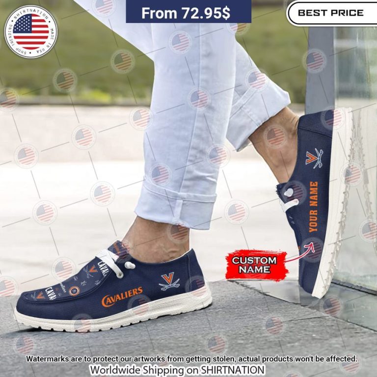 Virginia Cavaliers Custom Hey Dude Shoes Good look mam