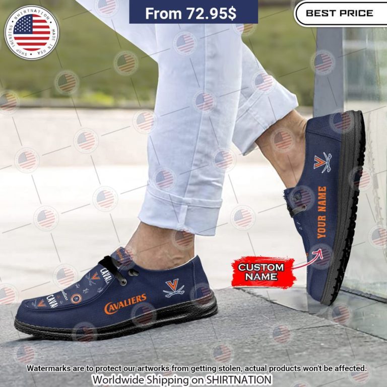 Virginia Cavaliers Custom Hey Dude Shoes Oh my God you have put on so much!