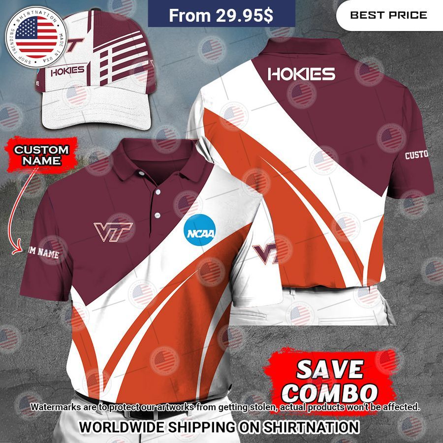 Virginia Tech Hokies Custom Polo Shirt Best picture ever