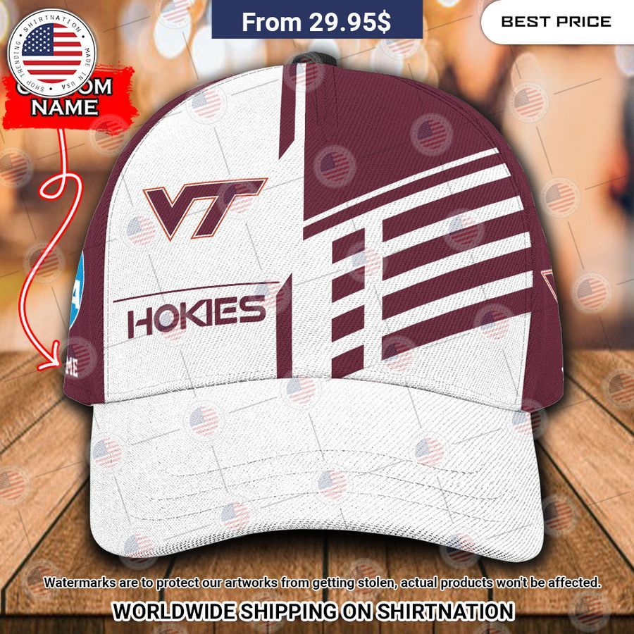 Virginia Tech Hokies Custom Polo Shirt Cutting dash