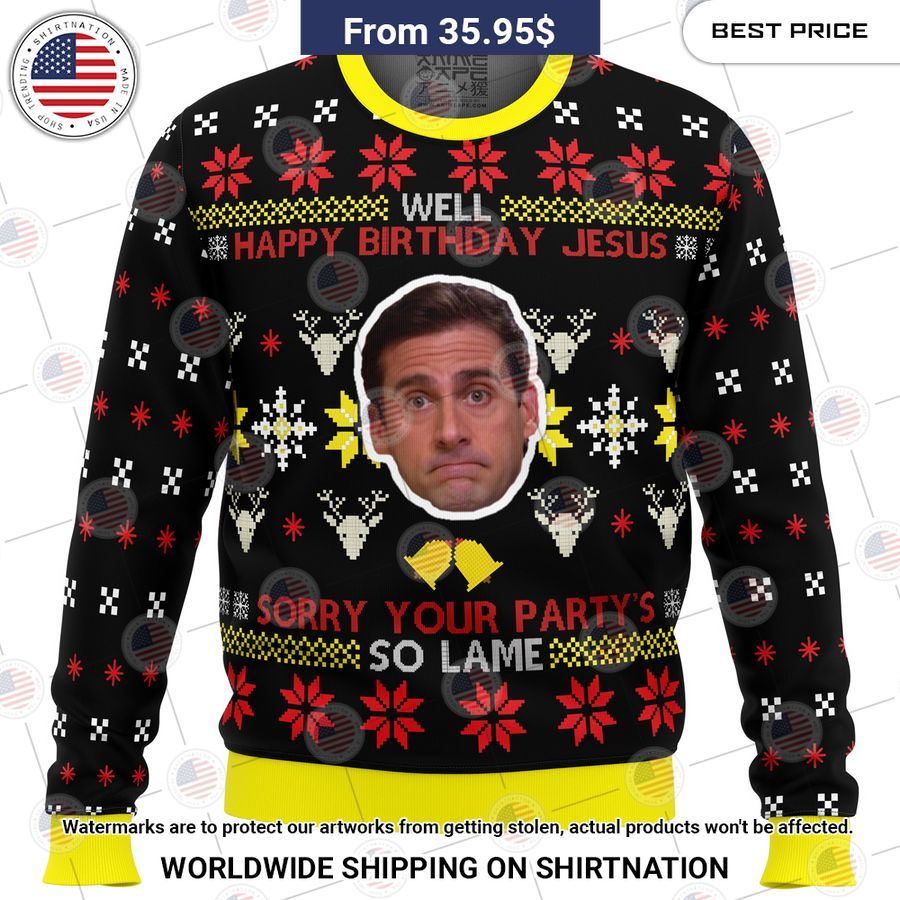 well happy birthday jesus the office christmas sweater 1 641.jpg