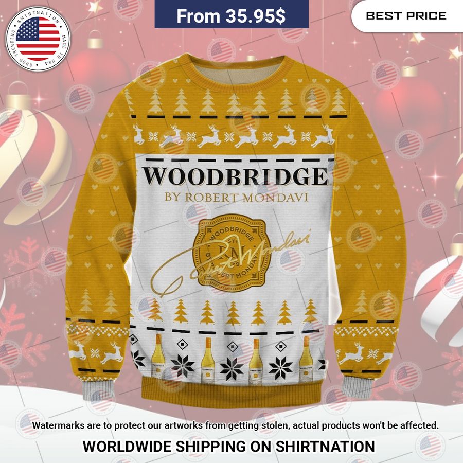 Woodbridge Chardonnay Christmas Sweater Sizzling