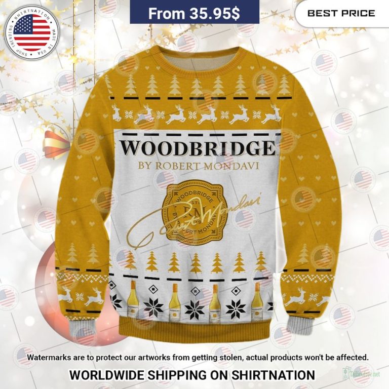 Woodbridge Chardonnay Christmas Sweater Cool look bro