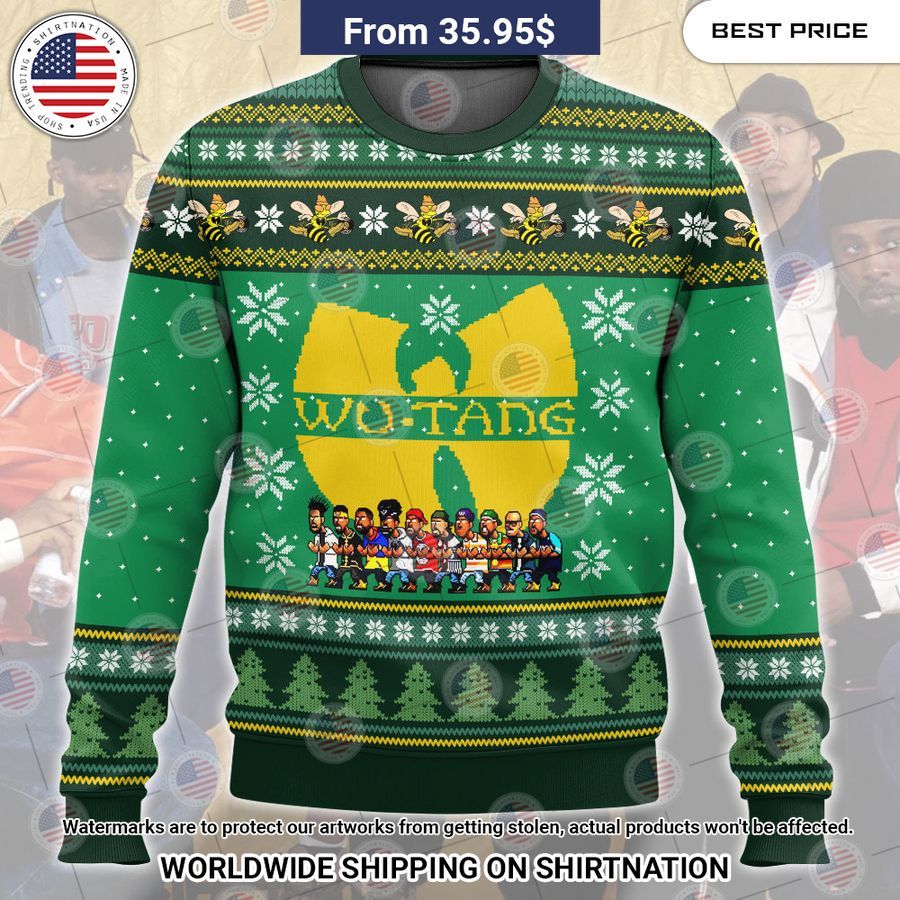 Wu tang Ugly Christmas Sweater Eye soothing picture dear