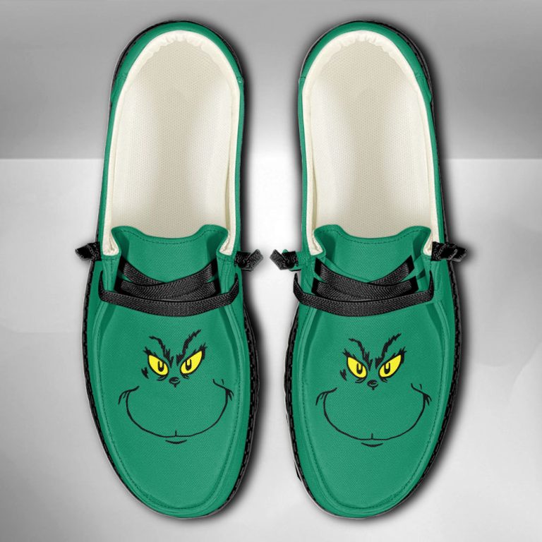 Grinch Face Hey Dudes Shoes 2