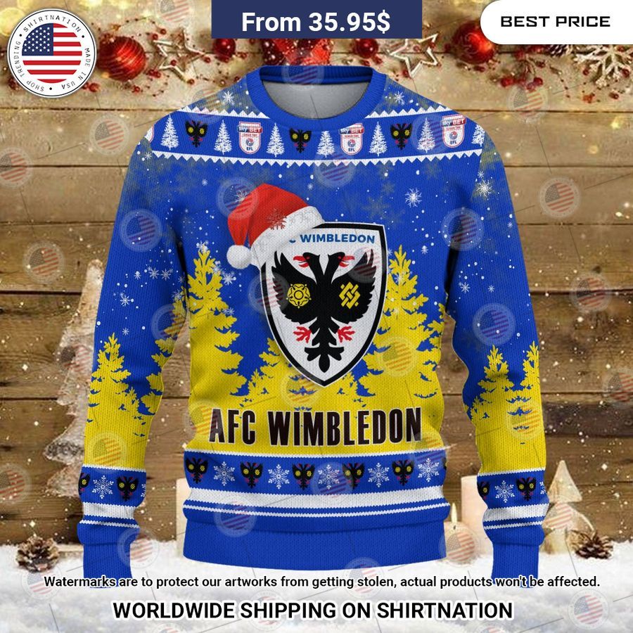 AFC Wimbledon Christmas Sweater You always inspire by your look bro