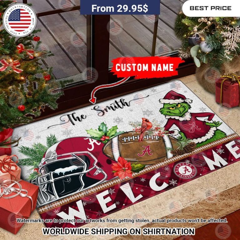 alabama crimson tide grinch christmas welcome personalized doormat 1 37.jpg