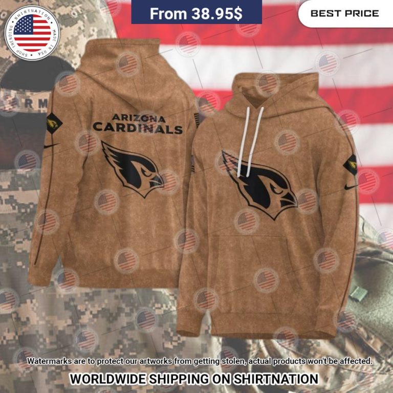 Arizona Cardinals 2023 Salute To Service Hoodie Pic of the century