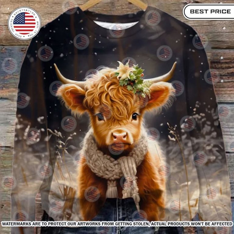 Baby Highland Cow Sweater You tried editing this time?