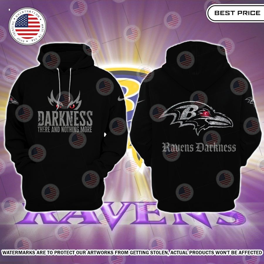 Baltimore Ravens Ravens Darkness Hoodie You tried editing this time?