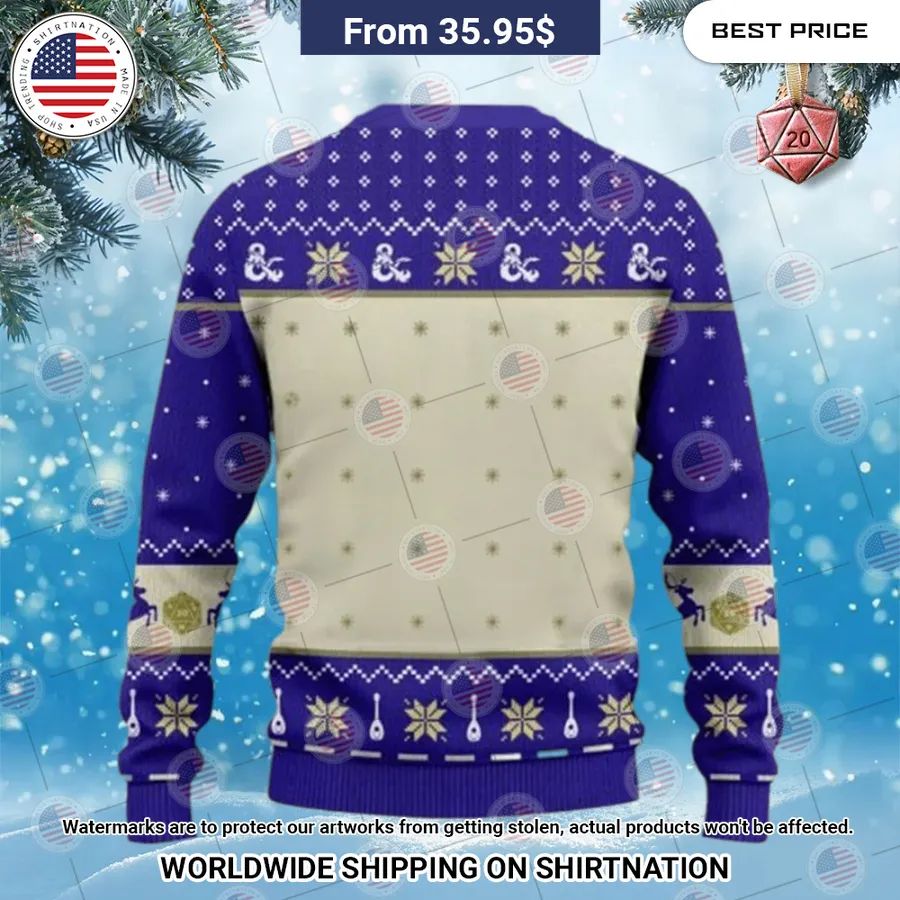 Bard Dungeons & Dragons Christmas Sweater Your beauty is irresistible.