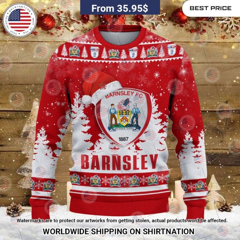 Barnsley F.C Christmas Sweater Speechless