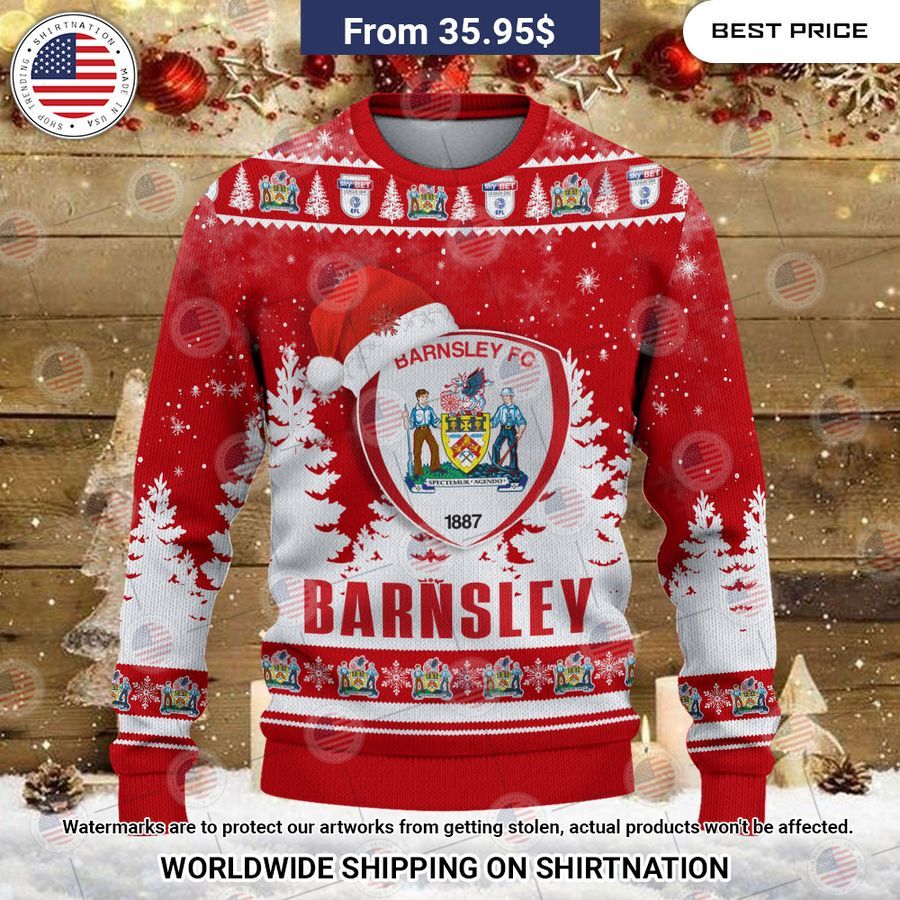 Barnsley F.C Christmas Sweater Speechless