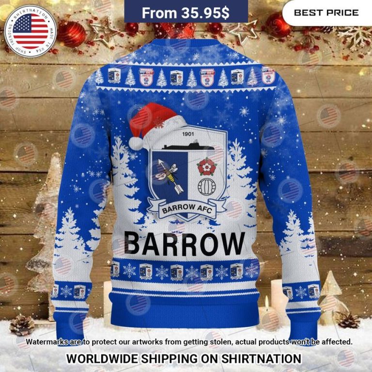 Barrow AFC Christmas Sweater Wow! This is gracious