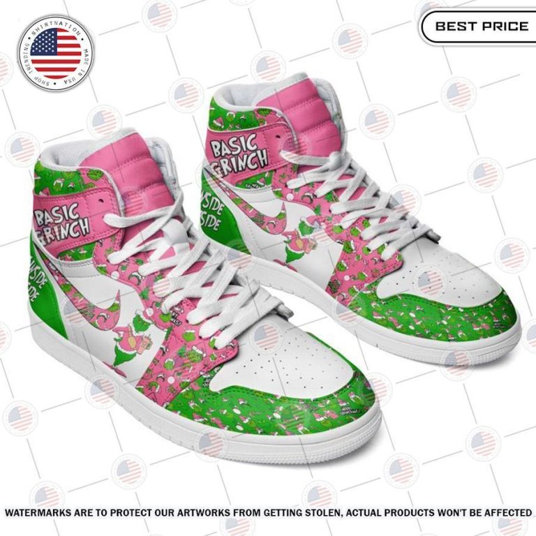 Basic Grinch Air Jordan 1 High Nice shot bro