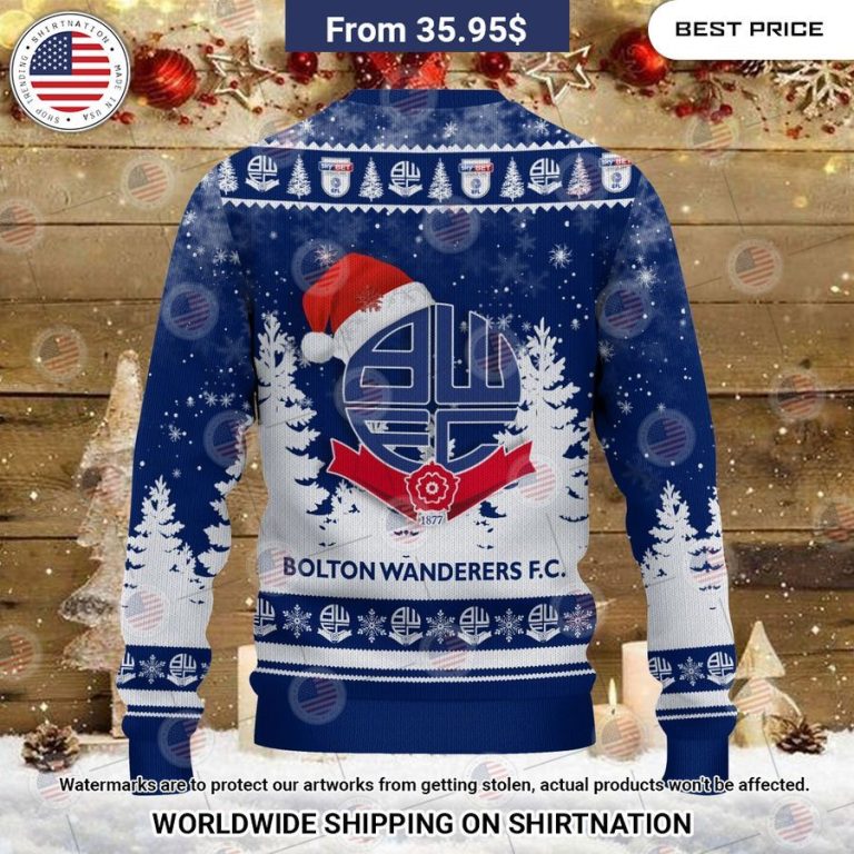 Bolton Wanderers Christmas Sweater How did you learn to click so well