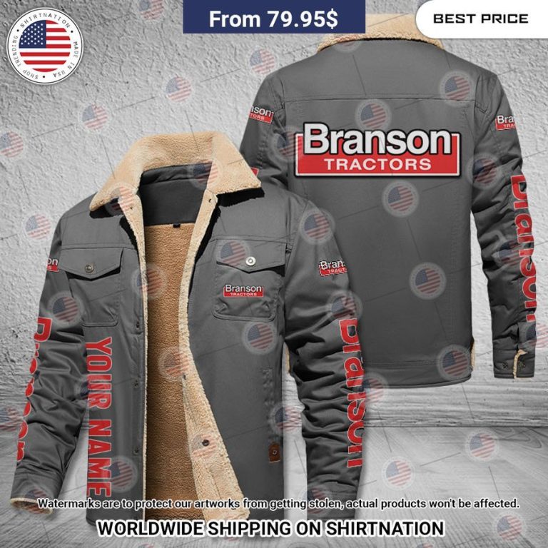 Branson Custom Name Fleece Leather Jacket Nice place and nice picture