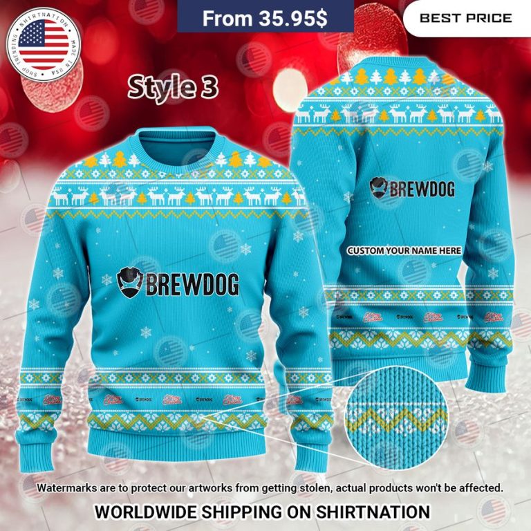 BrewDog Custom Christmas Sweaters Rejuvenating picture