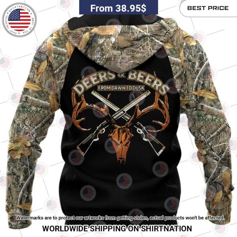 Busch Latte Deer and Beer Camo Hunting Hoodie Your beauty is irresistible.