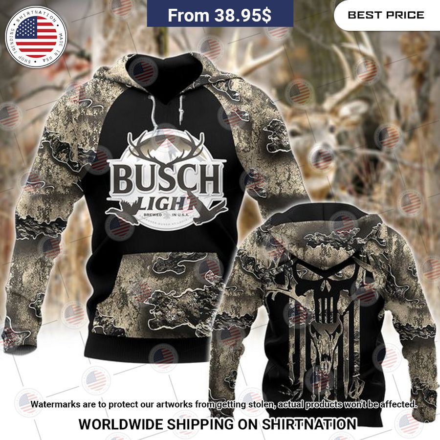 Busch Light Camo Hunting Hoodie You look insane in the picture, dare I say