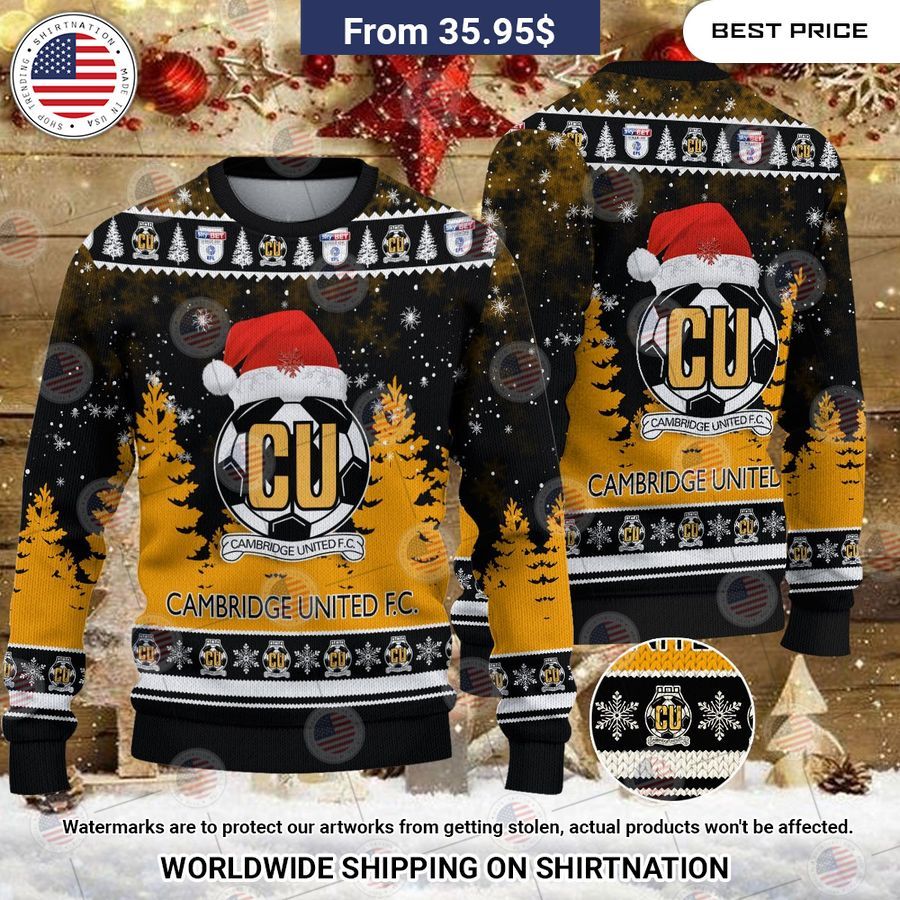 Cambridge United Christmas Sweater Your beauty is irresistible.
