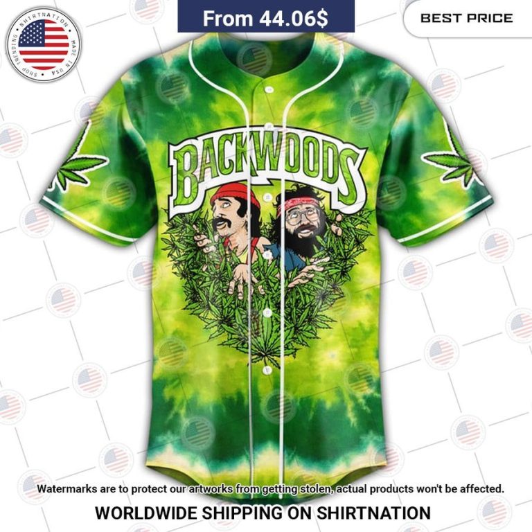 Cheech & Chong Best Buds Backwoods Weed Baseball Jersey I like your hairstyle