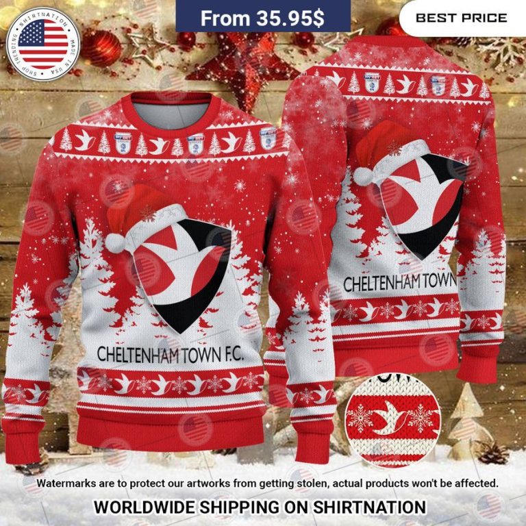 Cheltenham Town Christmas Sweater You look elegant man