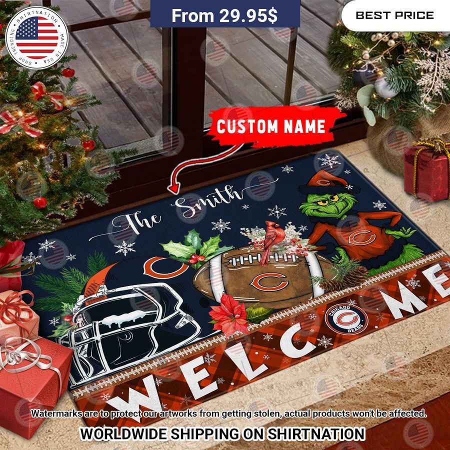 chicago bears grinch christmas welcome personalized doormat 1 534.jpg