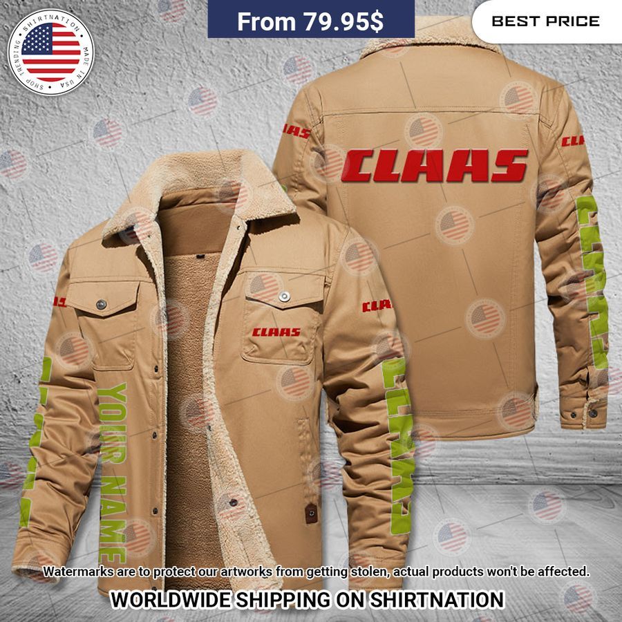 Claas Custom Name Fleece Leather Jacket Oh my God you have put on so much!