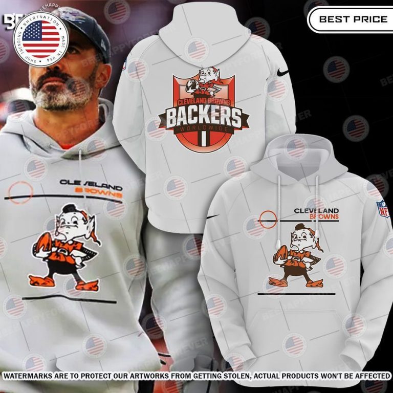 coach kevin stefanski cleveland browns hoodie 1