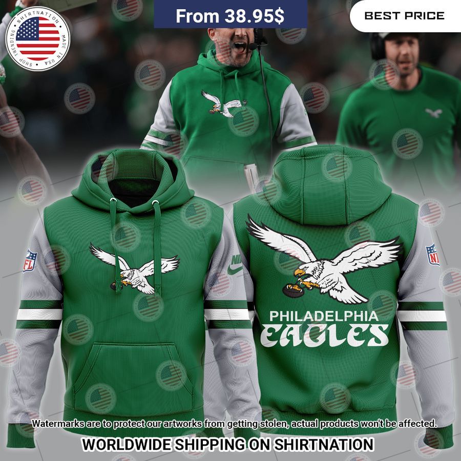 coach nicholas john sirianni philadelphia eagles hoodie 1