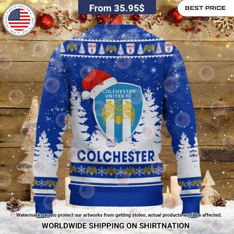 Colchester United Christmas Sweater This is your best picture man