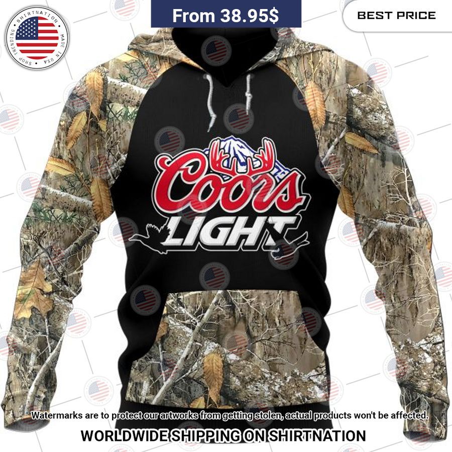 Coors Light Camo Just The Tip I Promise Hoodie Radiant and glowing Pic dear