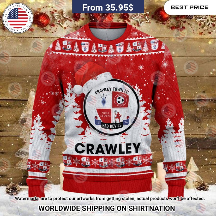 Crawley Town Christmas Sweater Loving, dare I say?