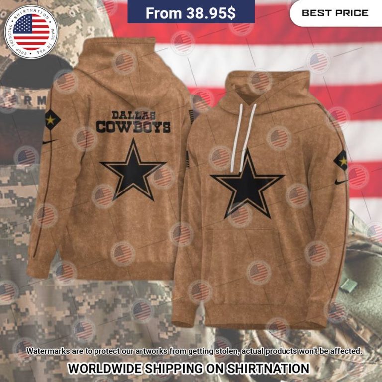 Dallas Cowboys 2023 Salute To Service Hoodie Elegant picture.