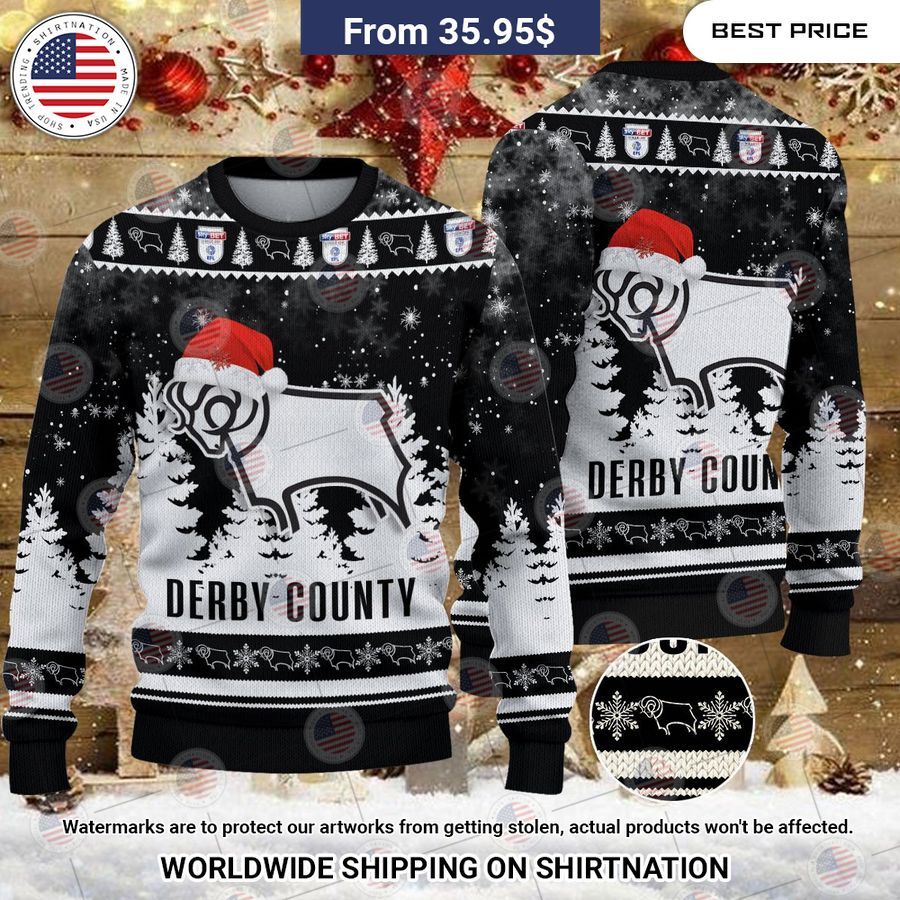 Derby County Christmas Sweater Pic of the century