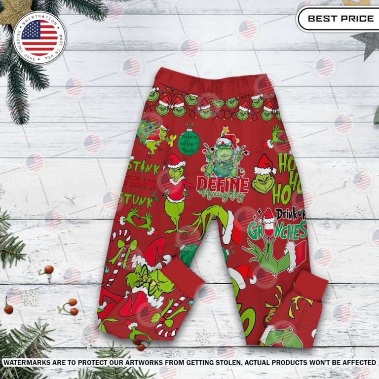 Drink Up Grinches It's Christmas Pajamas Set Damn good