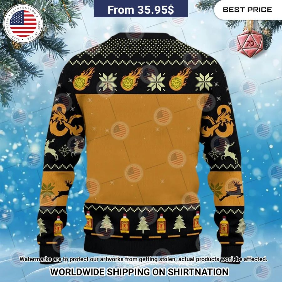 Dungeons & Dragons Fireball Whiskey Christmas Sweater You are always amazing