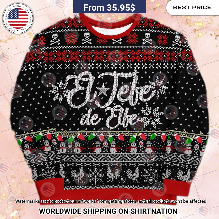 El Jefe De Elfe Christmas Sweater My favourite picture of yours